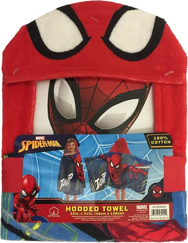 Miniatura 4 de Jay Franco - Toalla con gorro para niños Multi - Spiderman