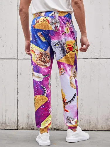 Miniatura 4 de Novedosos pantalones deportivos unisex con gráficos 3D de novedad, pantalones deportivos holgados y frescos S-XXL