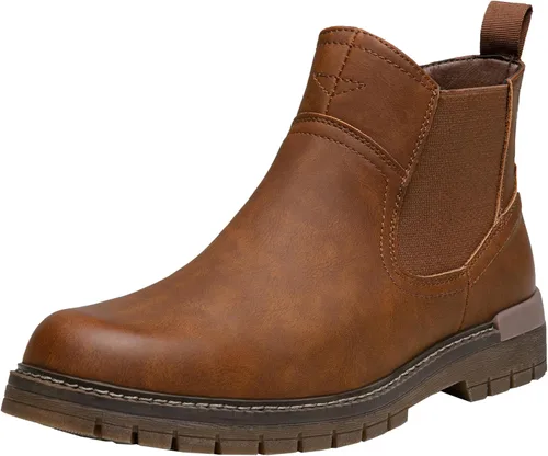 Miniatura 13 de Jousen Chelsea - Botas informales al tobillo, sin cordones, impermeables, para hombre