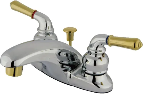 Miniatura 8 de Kingston Brass KB628 Magellan Grifo de lavabo con manija de palanca, 4-1/4 pulgadas, níquel cepillado cepillado níquel