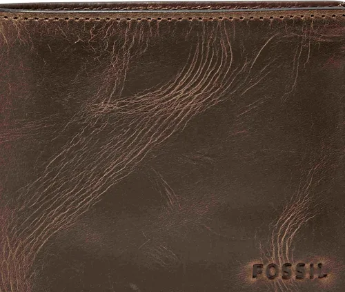 Miniatura 4 de Fossil Derrick - Cartera de piel con bloqueo RFID y funda extraíble para tarjetas