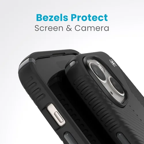 Miniatura 6 de Speck Funda MagSafe para iPhone 15, protección contra caídas y cámara, ClickLock antideslizante, compatible con carga inalámbrica, se adapta a todos