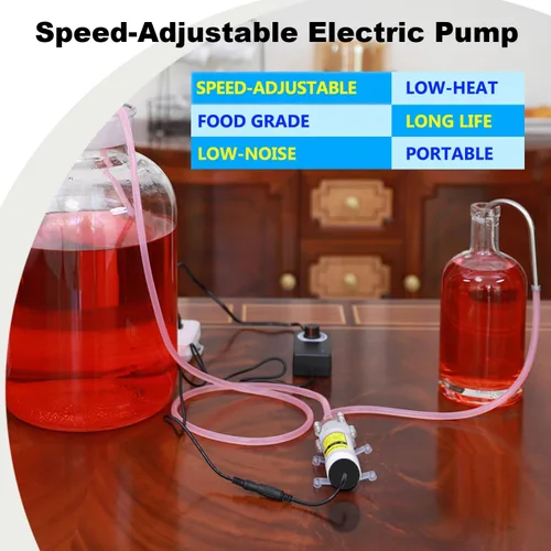 Miniatura 2 de Bomba eléctrica de transferencia de agua de 110V, velocidad ajustable para máquina de hielo, máquina de café, refrigeración por agua, sifón