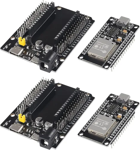 AITRIP 2 Sets ESP-WROOM-32 ESP32 ESP-32S Tipo-C USB Placa de Desarrollo Tipo-C USB CH340C WiFi+Bluetooth Potencia ultra baja Dual Core