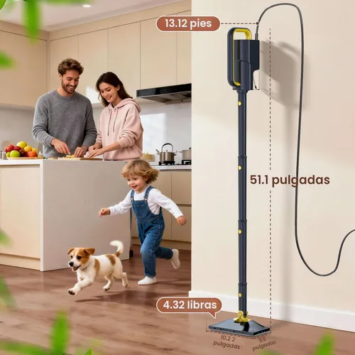 Miniatura 8 de ScrubWiz Mopa de Vapor con Limpiador de Vapor de Mano Desmontable, 10 en 1 con Accesorios Múltiples, Calentamiento Rápido de 10s, Vaporizador de 2