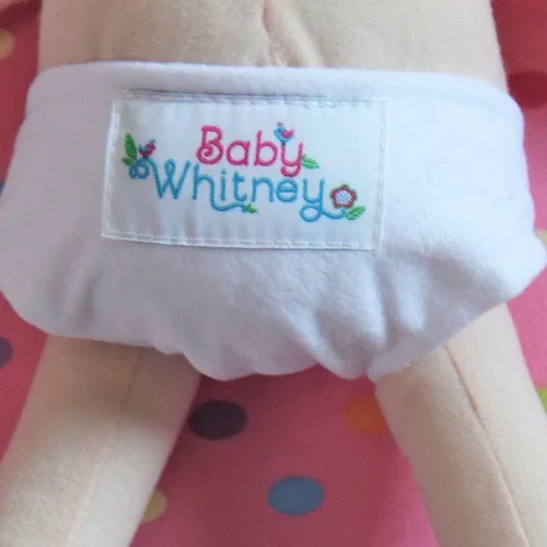 Miniatura 4 de Paquete de 6 pañales de muñeca de juguete, elige color (blanco)