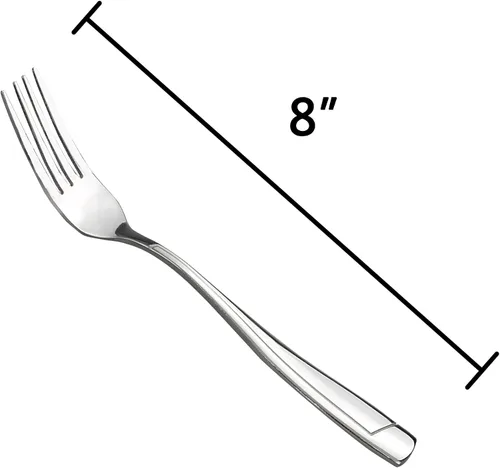 Miniatura 2 de Cand Tenedores de cena de acero inoxidable de 16 piezas, 8 pulgadas
