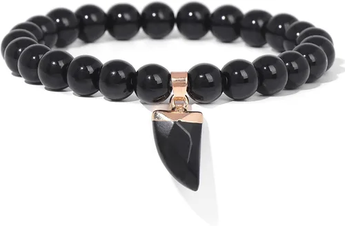 Miniatura 8 de Pulsera de dragón genial para hombre, protección de obsidiana, buena suerte, para hombre, borther/bofriend/esposo, cuentas de cristal real, joyería