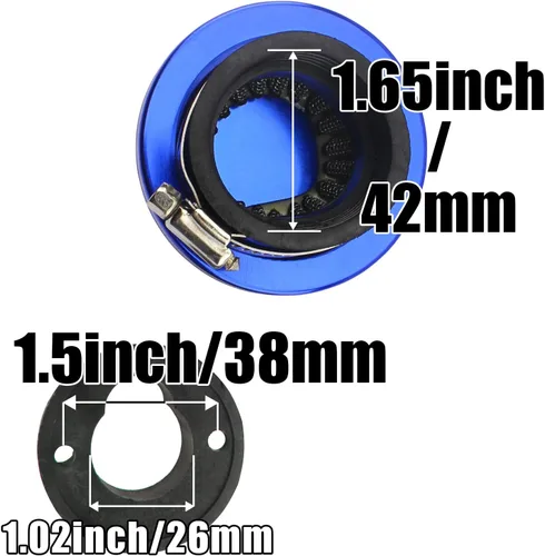 Miniatura 3 de Carburador para motor de 43cc - 47cc 49cc 2 tiempos Mini Moto ATV Quad Go Kart ciclomotor cortador de cepillo Minimoto X1 X2 X6 X8 Pocket Dirt