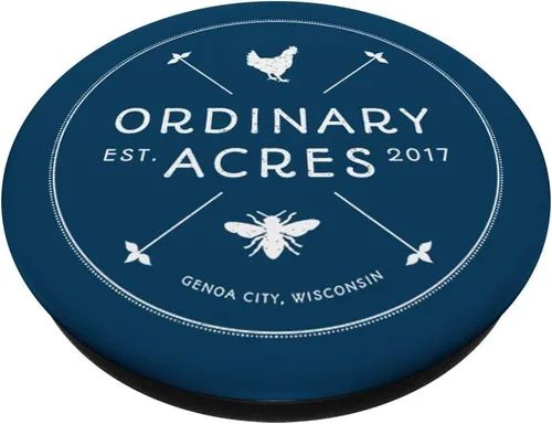 Miniatura 2 de Acres comunes - PopSockets Grip y soporte para teléfonos y tabletas, Negro