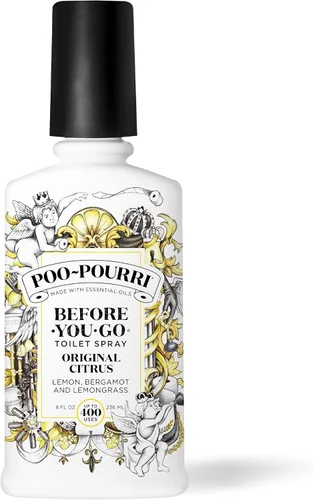 Miniatura 17 de Poo-Pourri - Spray para inodoro antes de ir, aroma cítrico original, 4 onzas líquidas