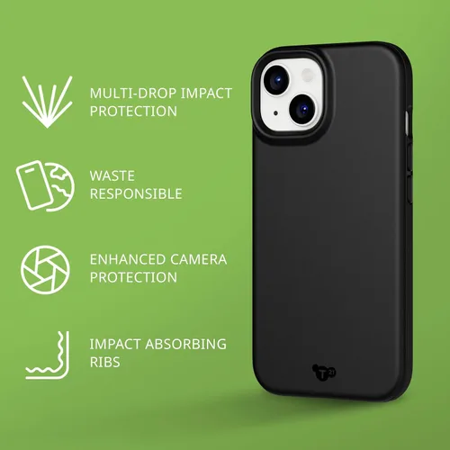 Miniatura 3 de Tech21 EvoLite - Funda para iPhone 16e / 15, funda fina de protección contra impactos, color negro
