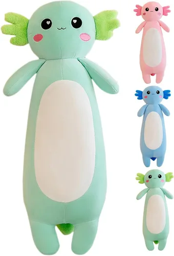 Miniatura 11 de Kekeso - Peluche largo de Axolotl, almohada de felpa de salamandra, peluche suave de Axolotl para niños y niñas, regalos para Navidad