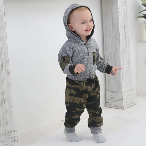 Miniatura 3 de Renotemy Conjunto de ropa para bebé recién nacido, ropa para niño y niña, pantalones largos