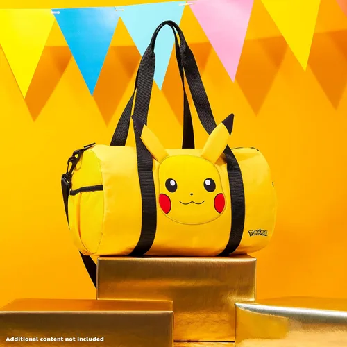 Miniatura 2 de Pokemon Bolsa de viaje para niños, bolsa de gimnasio durante la noche, kit de fútbol deportivo Pikachu, bolsa de mano, bolsa de equipaje de mano