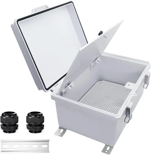 Miniatura 17 de Caja Eléctrica Impermeable a Prueba de Polvo Caja de Conexiones Resistente a la Intemperie IP67 Carcasa de Plástico ABS Caja de Proyecto