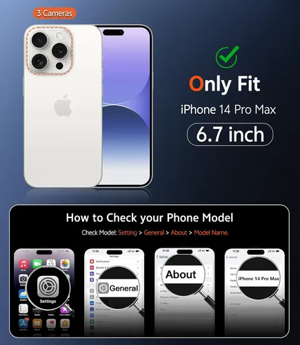 Miniatura 1792 de FNTCASE Funda para iPhone 13 Pro-Max: Fundas magnéticas transparentes compatibles con Magsafe Slim anti amarillamiento protección contra caídas