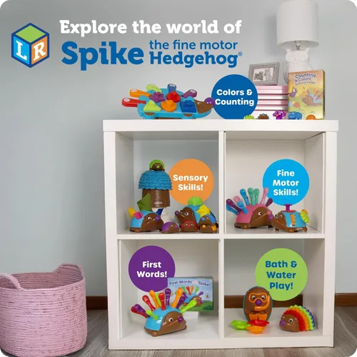 Miniatura 8 de Learning Resources Spike The Fine Motor Hedgehog - Juguetes Montessori para niños pequeños, forma de apilamiento, regalos para niños y niñas
