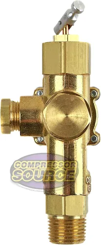 Miniatura 5 de Compresor de aire Piloto válvula de retención descargador combinación descarga de gas 95-125 1/2" FPT TOP INLET X 1/2" MNPT SALIDA PARA COMPRESORES