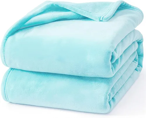 Miniatura 23 de Hansleep Manta de forro polar para sofá beige, súper suave manta de franela esponjosa y acogedora para todas las estaciones, beige, manta de 50x60