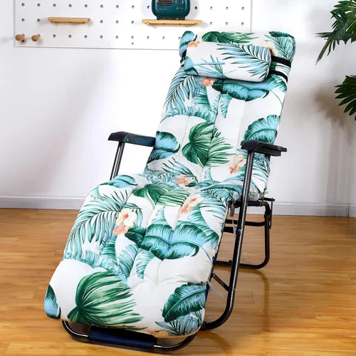 Miniatura 4 de Wesiti Cojín de descanso de 67 x 21 pulgadas, cojín para silla tumbona de patio para interiores y exteriores, tapete mecedora de repuesto