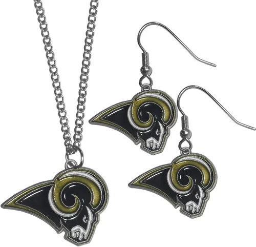 Miniatura 7 de Siskiyou Sports NFL unisex-adult Dangle Earrings and Chain Necklace Set