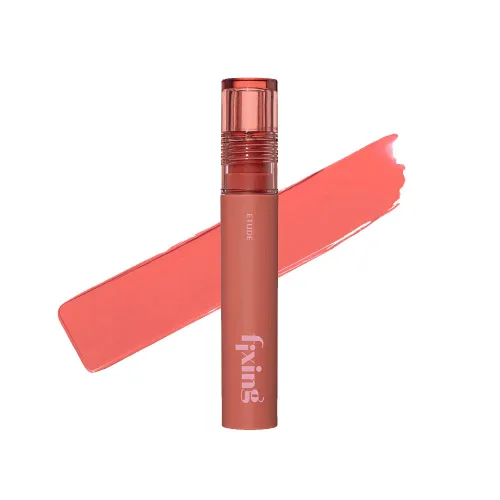 Miniatura 11 de Labial líquido pigmentado Etude, color #01 rosa análogo (4g), de larga duración, resistente al agua, con un ligero acabado mate, cobertura total