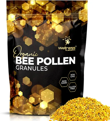 Gránulos de polen de abeja probados por terceros, 1 libra. Polen de abeja para mujeres, suplemento súper alimenticio apto para dieta cetogénica