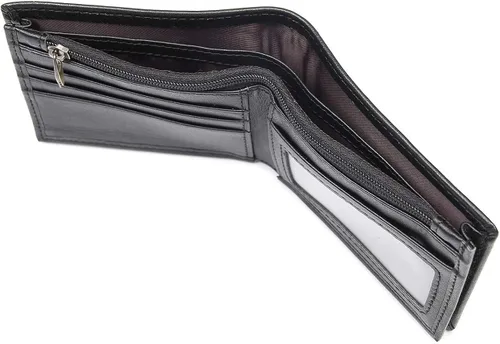 Miniatura 5 de Polare - Cartera plegable de cuero para hombre con bloqueo RFID Classic