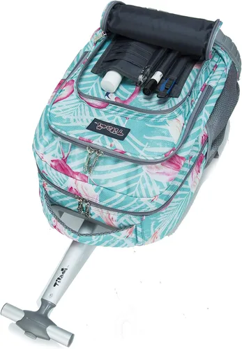 Miniatura 5 de Tilami Mochila con ruedas para niños y niñas de 18 pulgadas Computadora portátil