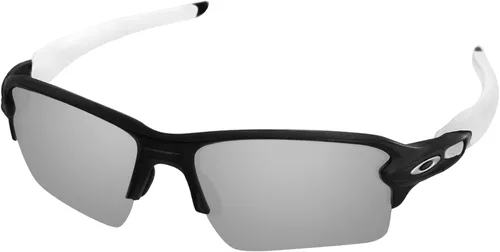 Miniatura 3 de LenzReborn Lentes polarizadas y lentes de repuesto para gafas de sol Oakley Flak 2.0 XL OO9188 - Negro oscuro+gris plateado+rojo fuego+azul hielo