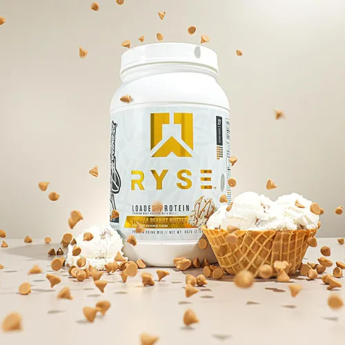 Miniatura 5 de RYSE - Proteína en polvo cargada, 0.88 onzas de proteína de suero de leche aislada y concentrada, con fibra prebiótica y MCT, baja en carbohidratos