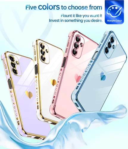 Miniatura 4 de LeYi Funda para Samsung A13 5G con protección estética completa de lente de cámara + [2 piezas] protector de pantalla de vidrio templado, carcasa