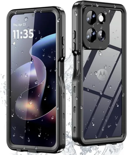 Miniatura 8 de Funda impermeable para Motorola Moto G Play 2024 con protector de pantalla integrado, cuerpo completo bajo el agua, a prueba de polvo, a prueba
