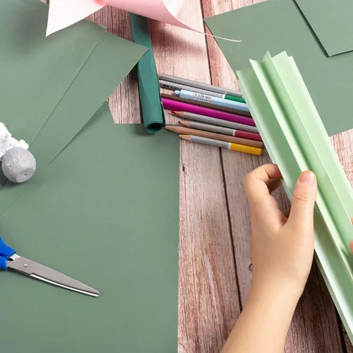 Miniatura 4 de 30 hojas de papel de cartulina de 8 1/2 x 11 pulgadas para manualidades e invitaciones (verde salvia)