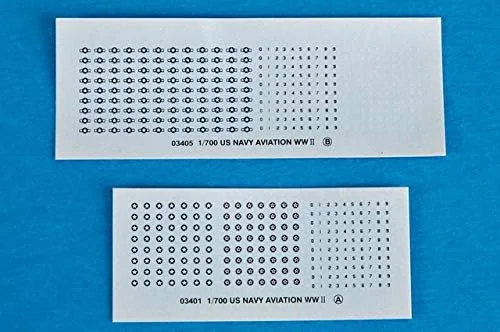 Miniatura 3 de Trumpeter 1/700 US Navy Aviation Set WWII Modelo Kit