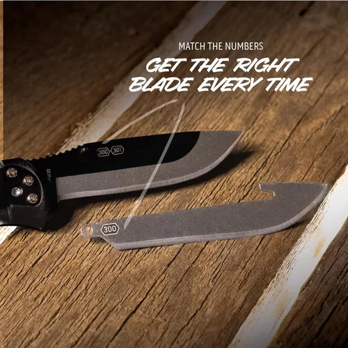 Miniatura 5 de OUTDOOR EDGE Cuchillo EDC RazorLite de 3.0 pulgadas, cuchillo plegable EDC con hojas reemplazables y clip, apertura con una mano para portabilidad