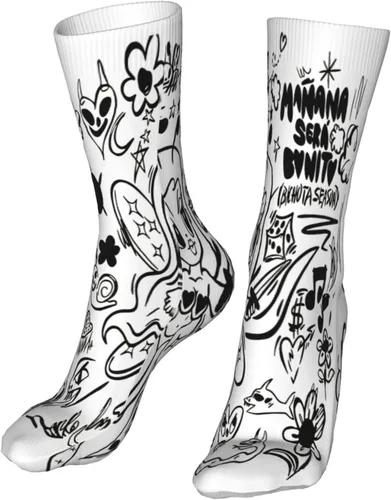 Miniatura 9 de NALCKA Karol Singer G Socks Super Soft Crew Sock Personalidad Resistente al Olor Antiolor Unisex Calcetines Deportivos Calcetines Bajo 16 pulgadas