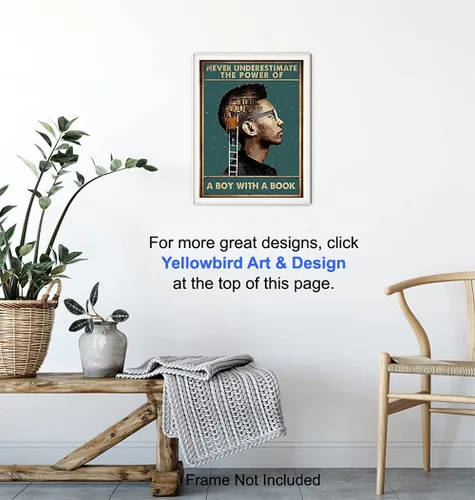 Miniatura 6 de Arte de pared negro afroamericano – Decoración motivacional inspiradora para el aula – Póster de cultura negra – Hombre afroamericano, hombres