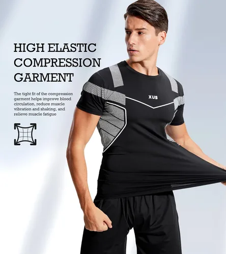Miniatura 2 de BOOMCOOL 5PCS Gym Clothes for Men Workout Sets