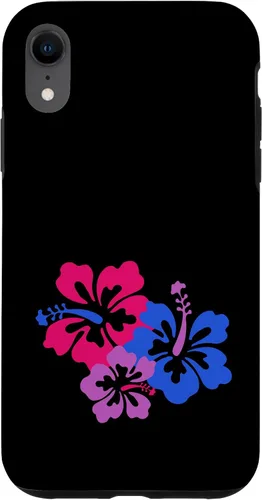 Miniatura 24 de Funda para iPhone 13 Pro Bisexual Bi Pride Sutil Hibiscus Flower Hawaii LGBT LGBTQ