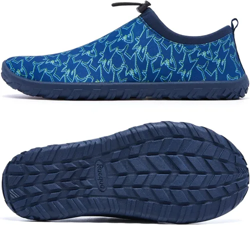 Miniatura 4 de Racqua Zapatos acuáticos para niños y niñas, zapatos acuáticos de secado rápido para playa y piscina (niños pequeñosgrandes)