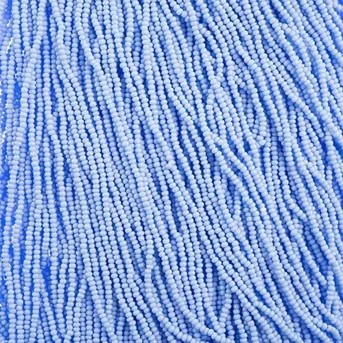 Preciosa (Jablonex) - Cuentas de cristal checo 10/0 (0.091 in de diámetro), polvo opaco, azul, para hacer joyas, 17.64 oz, bolsa a granel