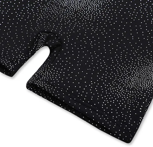 Miniatura 6 de Belovance Maillots de gimnasia para niñas con pantalones cortos, patrón brillante de mariposas y flores, sin mangas, biketards, rosa intenso negro
