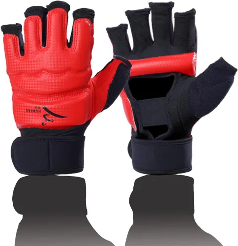 Miniatura 11 de Guantes de boxeo de kickboxing, guantes de boxeo para hombres, mujeres, niños, medio dedo, saco de boxeo, guantes de lucha para hombres y mujeres