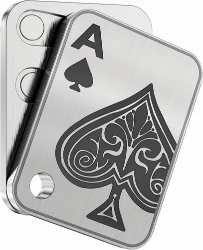Miniatura 8 de Juguetes de metal para adultos EDC Fidget Slider Poker Push Card Juguetes magnéticos para adultos para aliviar la ansiedad y el estrés Autismo TDAH