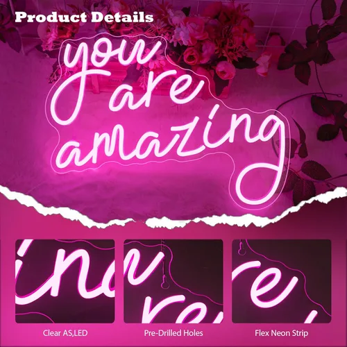 Miniatura 33 de Este Debe Ser El Lugar Letrero De Neón Letra Rosa Led Para Decoración De Pared Usb Letrero De Palabra Enciende Para Dormitorio Sala De Juegos Salón
