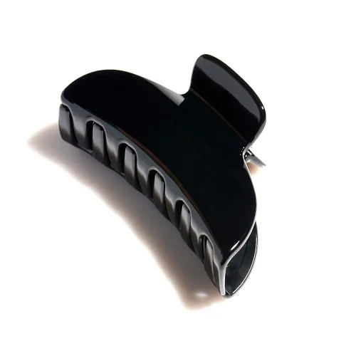 Miniatura 5 de Bellefixe Clip de mandíbula de acetato premium de 2.8 in (negro)