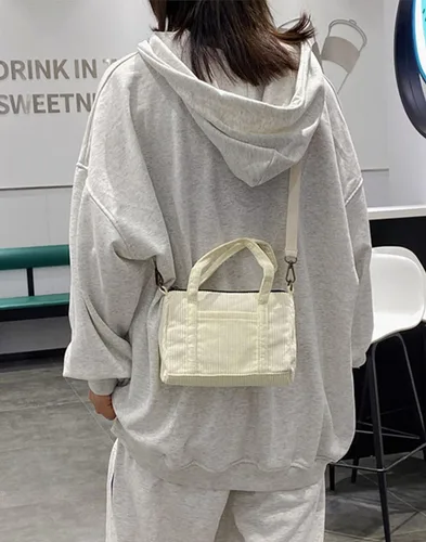 Miniatura 4 de Bolsos cruzados para mujer, bolsos de pana estilo hobo para el hombro, bolsos cruzados, carteras, bolso pequeño 2023