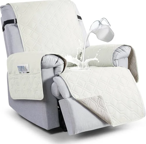 Miniatura 21 de VANSOFY Fundas 100% impermeables para sillas reclinables, funda antideslizante para silla reclinable para perros, protector de muebles, funda